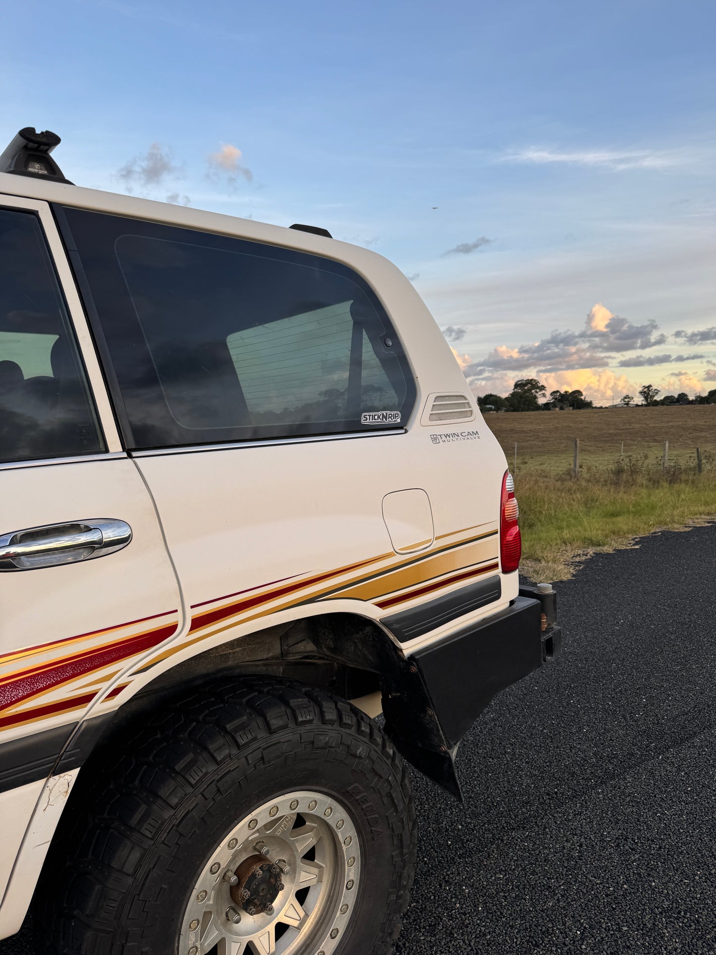 100/105 Series 'FIRE' decal