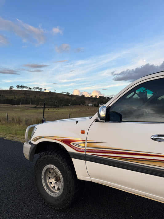 100/105 Series 'FIRE' decal
